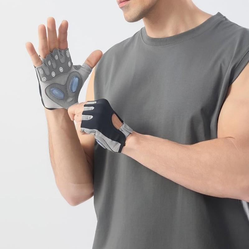 Men's and Women's Fitness Gloves, Weightlifting Sports Gloves, Gym Training Gloves with Padded Grip, Ideal for Cycling and Workouts