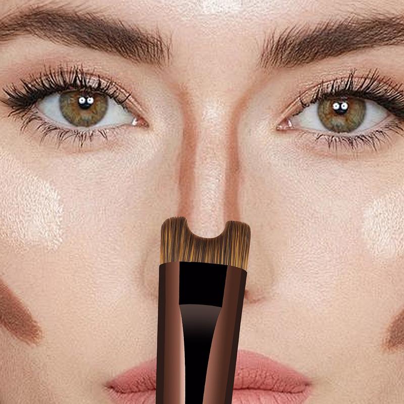 Maange Soft-Bristle Makeup Brush Set - Foundation, Blush, Powder, Eyeshadow, Highlighter, Concealer, Contour, Brow, Lash & Nose Shadow Brushes - Cosmetic Gift Box Set