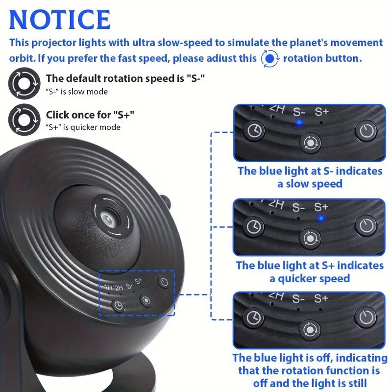 Valentine's Day gift   Nexillumi 3D Galaxy Projector Night Light with 13 Movie Planetarium, Modern Aurora Star Projector, Timing & Rotation Function, Remote Control, White Black, Space & Audio Device