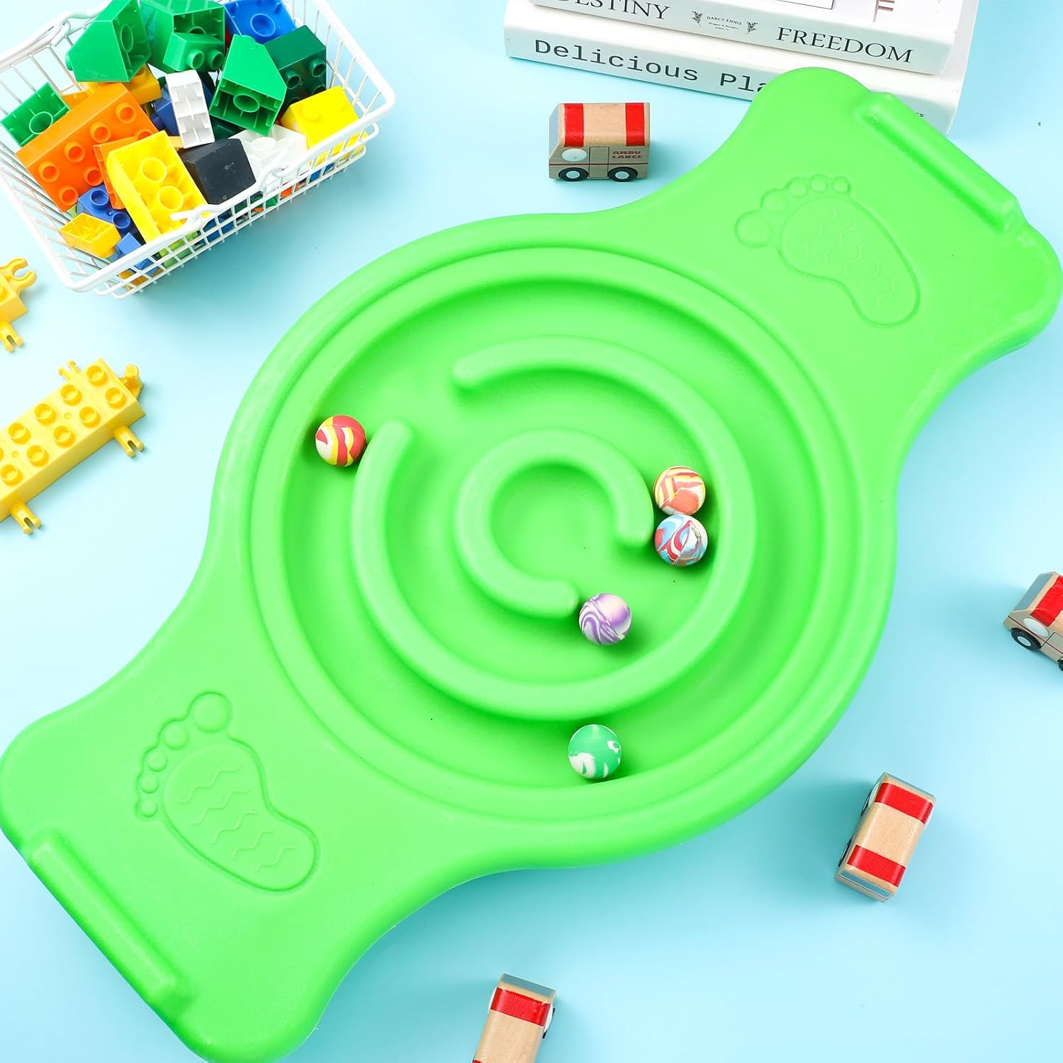 Maze Balance Board, Sensory Training Swing Board, Balance Swinging Teeter-Totter, Fitness Equipment for Boys and Girls