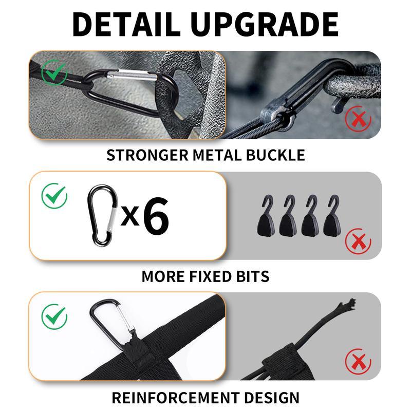 Highly Elastic Heavy Duty Cargo Net, Simple Truck Bed Cargo Mesh Organizer, Ideal for ATV, SUV, UTV, Truck and Boat Use