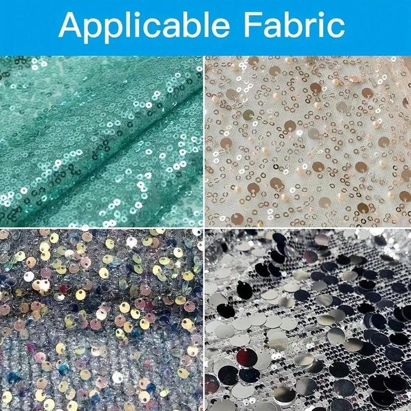 New Full Steel Presser Foot Silver Color Design, Ideal for Wedding Dresses and Sequins, Compatible with Brother Sewing Machines