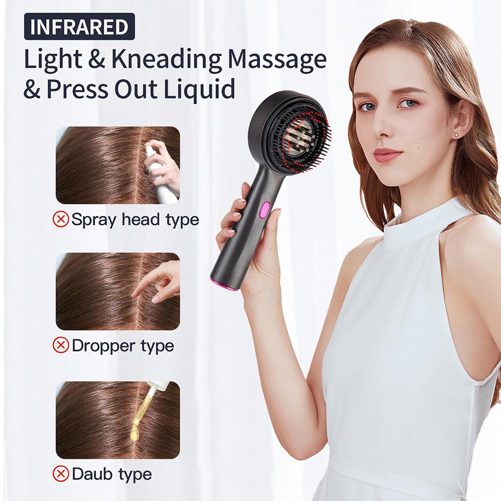 Electric Scalp Massager(with Gift Box), Handheld Hair Scalp Massager, Hair Scalp Massaging Comb, 3 Modes, Scalp Scrubber, Hair Massage Tool, Scalp Stimulator for Home & Travel Electric Scalp Massager(with Gift Box), Handheld Hair Scalp Massager, Hair Scalp Massaging Comb, 3 Modes, Scalp Scrubber, Hair Massage Tool, Scalp Stimulator for Home & Travel