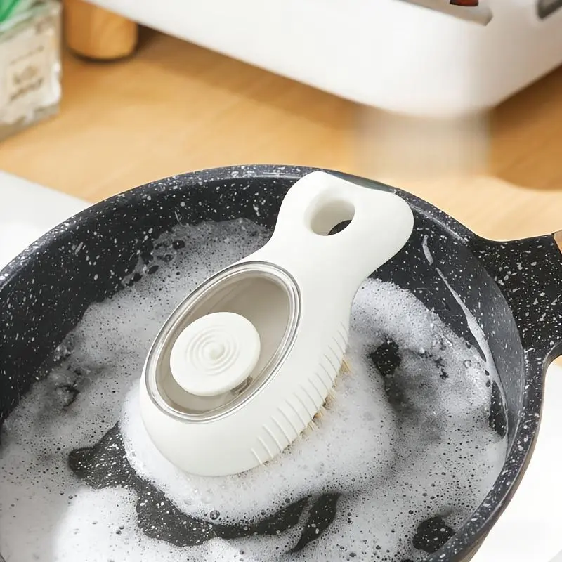 Automatic Cleaning Brush for Kitchens, Cleaning Dishes, Pots, Pans, And Sinks. It Will Not Damage Cookware And Is Suitable for Home And Restaurant Use