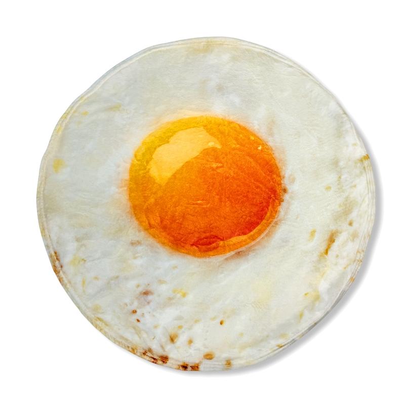 Food Themed Blanket, 1/2 Counts Realistic Donut & Pizza & Tortilla Pattern Throw Blanket, Soft Comfortable Nap Blanket for Home & Office