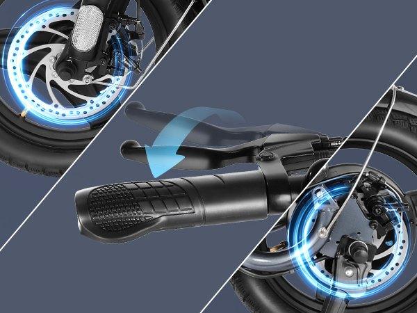 CAROMA Peak 1200W Electric Scooter with Seat, 14" Fat Tire Electric Scooter Adults, 500Wh Battery up to 30 Miles&20MPH, Foldable Adult Electric Scooter for Commuting with Basket&Shock Absorbing