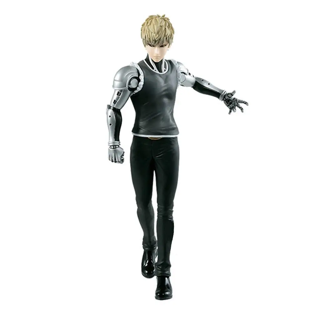 18cm Anime figure Genos standing action figures Saitama apprentice Genos figurine doll PVC model adult toys collection gifts