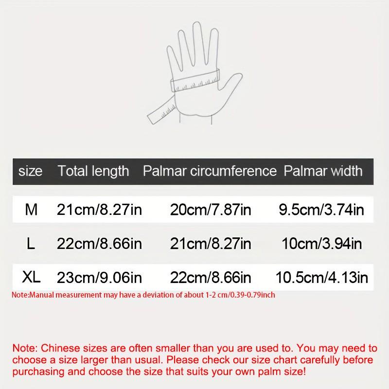 Winter Warm Gloves, 1 Pair Men's and Women's Outdoor Cycling Gloves, Waterproof & Windproof Touch Screen Gloves, Outdoor Warm Sports Gloves for Sports, Travel