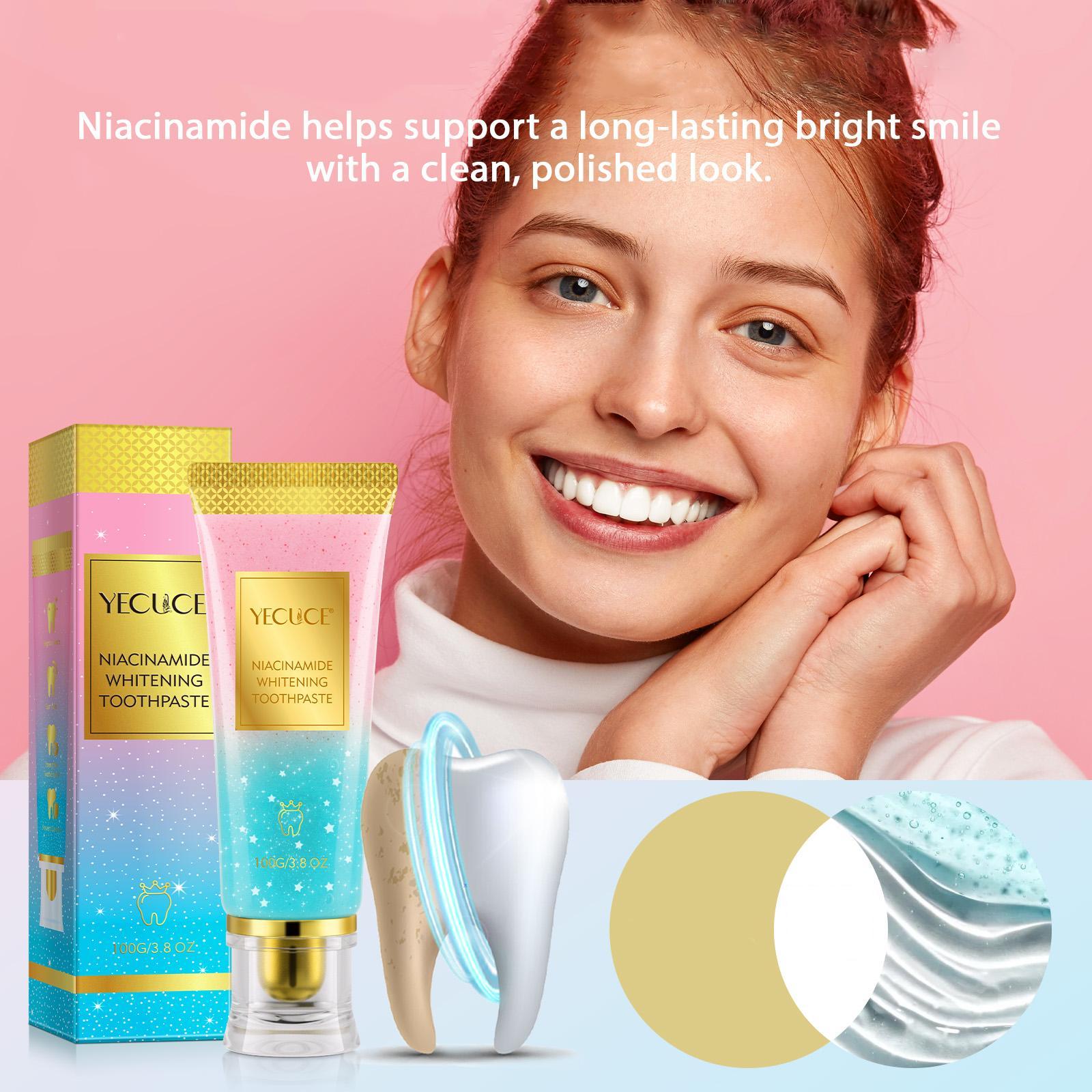 Yecuce Niacinamide High-Efficiency Dental Care Toothpaste, Deep ...