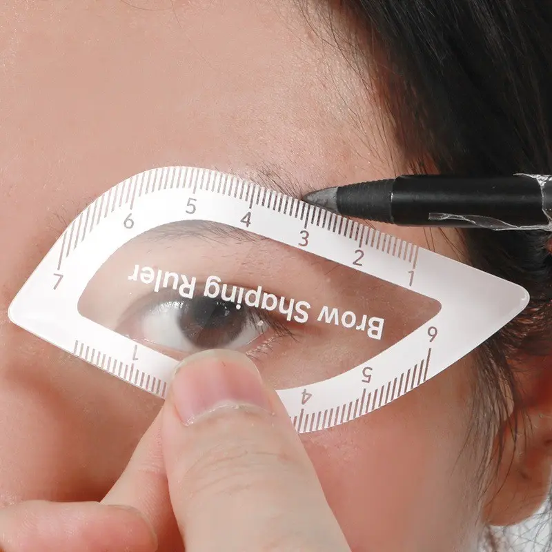 Brow Shape Measurement Ruler, Quick Brow Design Tool, Reusable Permanent Makeup Template, Eyelash Extension Aid, Wedding Christmas Gift
