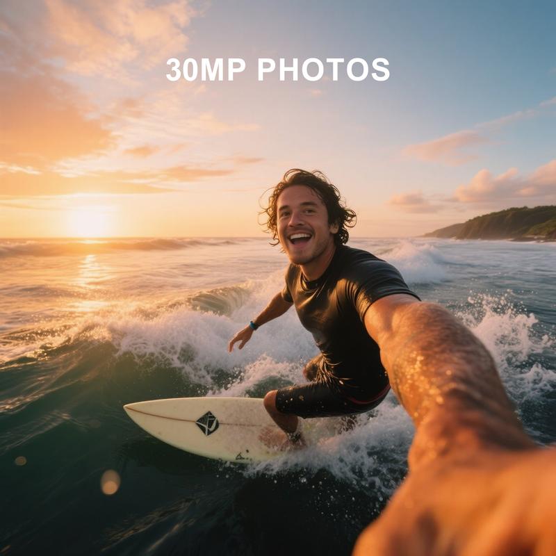 NUISK 4K Mini Body Camera with 110° Wide Angle IPX7 Waterproof 128GB Storage Wi-Fi App Control for Work Travel Fishing Pet Walking 4K/30fps Resolution NUISK 4K Mini Body Camera with 110° Wide Angle IPX7 Waterproof 128GB Storage Wi-Fi App Control for Work Travel Fishing Pet Walking 4K/30fps Resolution