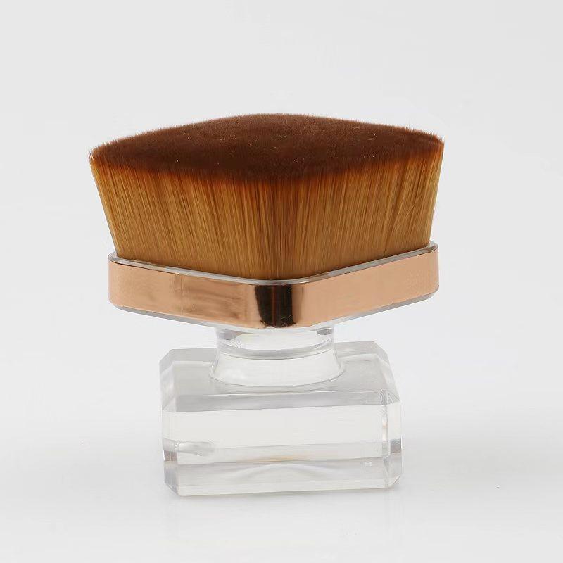 Soft Fluffy Makeup Brush Nail Dust Remover Brush Foundation Brush Mushroom Head Beauty Cosmetic Tool
