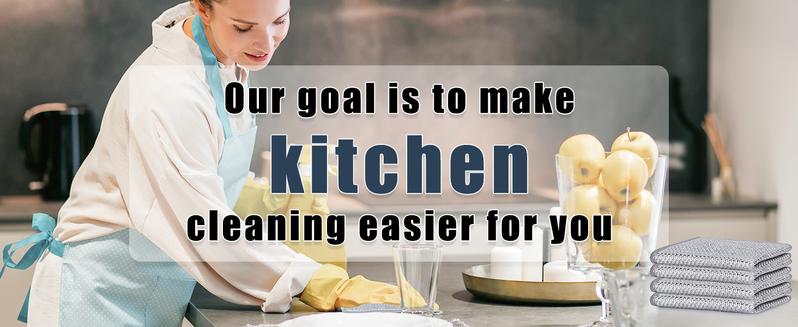 10 Pcs New Upgrade Steel Wire Dishcloth,Double-Layer Steel Wire Cleaning Cloth,Powerful Cleaning Non-Scratch Wire Dishcloth Rag for Cookware, Sinks, Dishes, Stove Tops