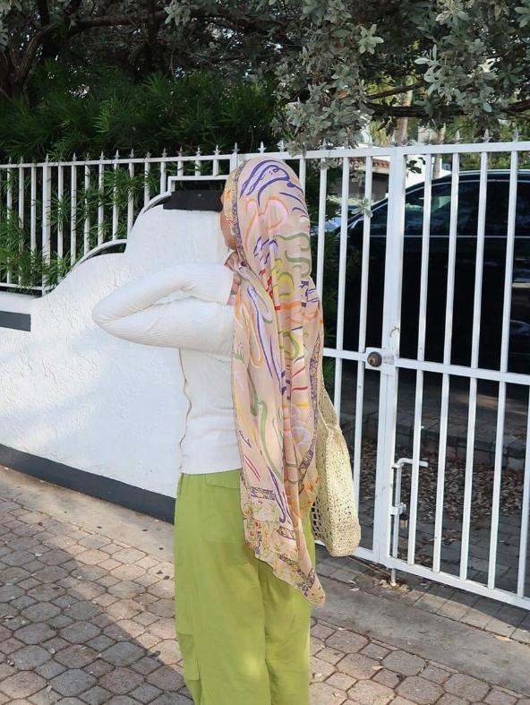 1pc Stylish Graffiti Print Modal Jersey Scarf, Tignon Scarf, Soft & Breathable Hijab for Women, Long Shawl for Everyday & Beach Use, Ramadan Gift