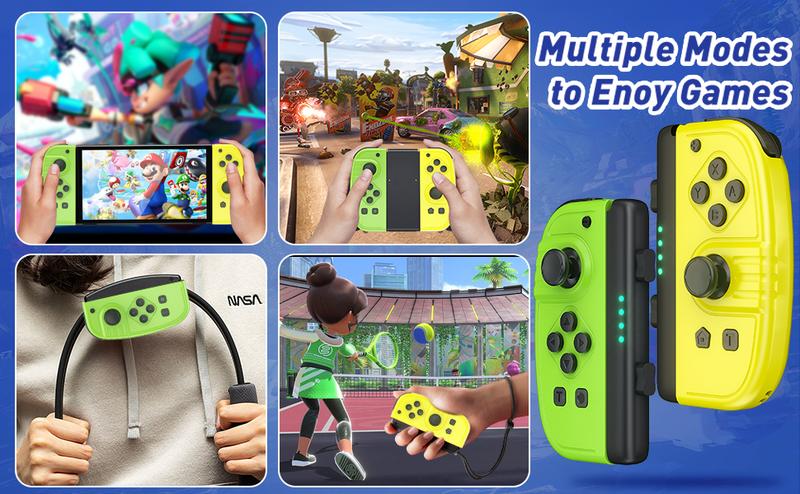 Joypad Game Controller (L/R)  for Nintendo Switch, Wireless Joystick Replacement for Switch Controller, Support Dual Vibration/Motion Control