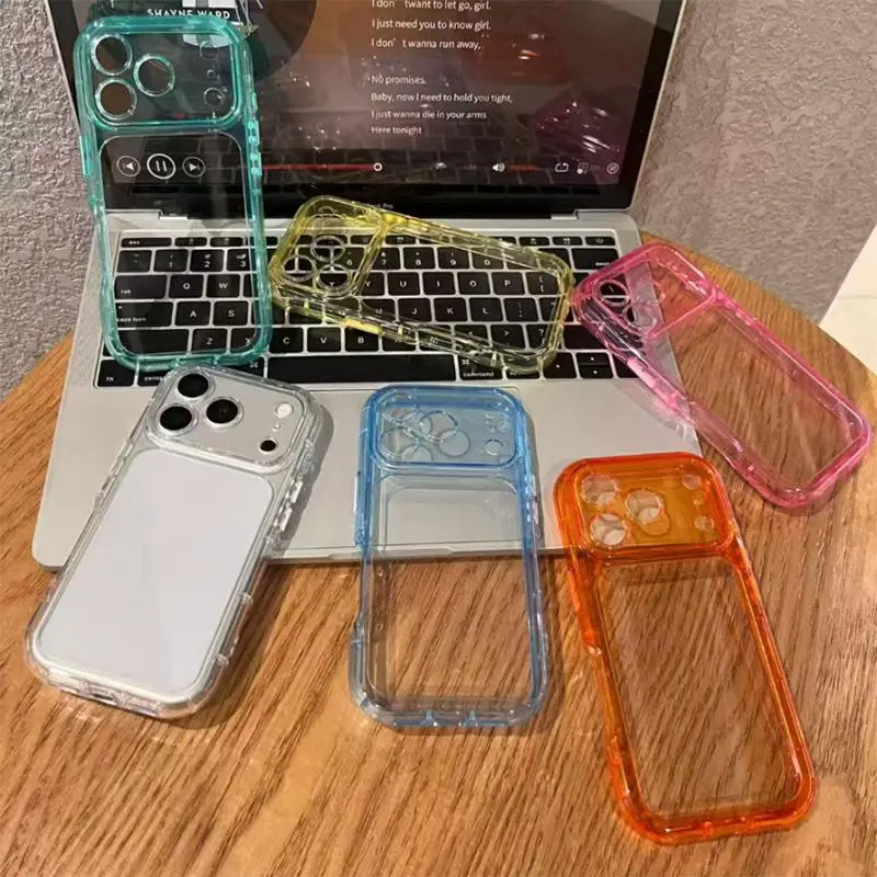 New Translucent Rainbow IPhone Case, Waterproof and Drop-proof, Snug Fit for IPhone 13/14/15/16/17/18 Pro/Pro Max