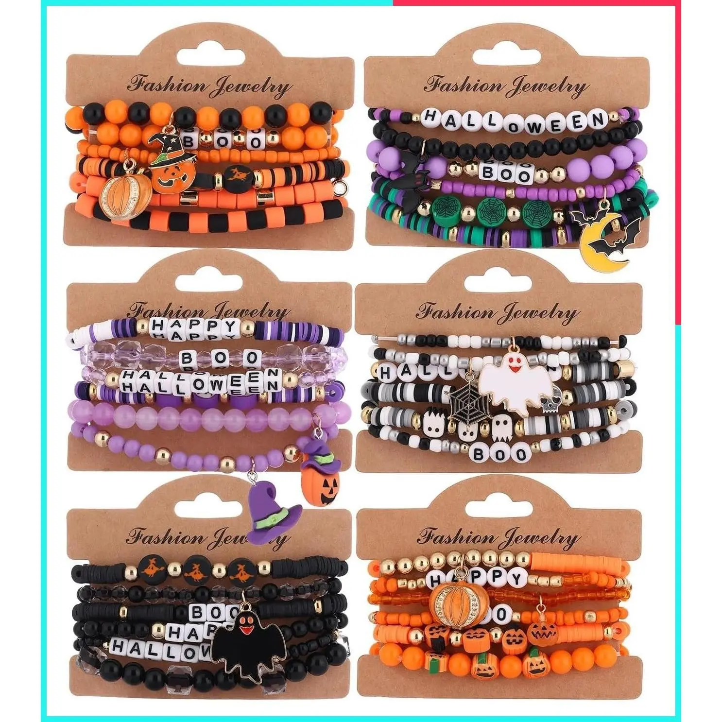 36 Pcs Heishi Surfer Bracelets for Women - Bulk Stackable Stretch Friendship Bracelets Set for Easter, Mother's Day, Christmas, St. Patrick's Day & Mardi Gras