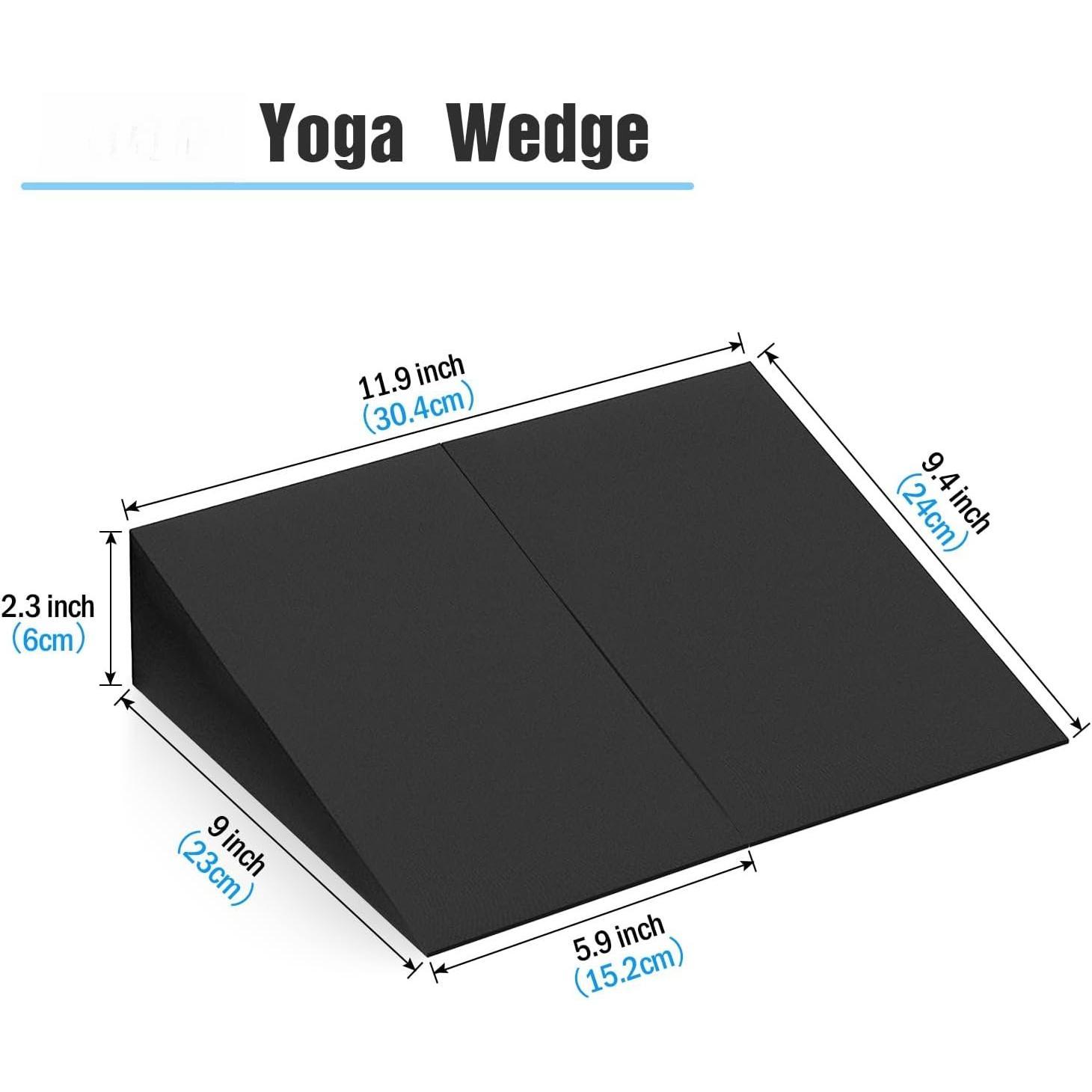 Wedge Slant Board, 2-pcs Update  Stretcher, Squat Wedges for Yoga, Foot Rehabilitation and Stretching, and Physical