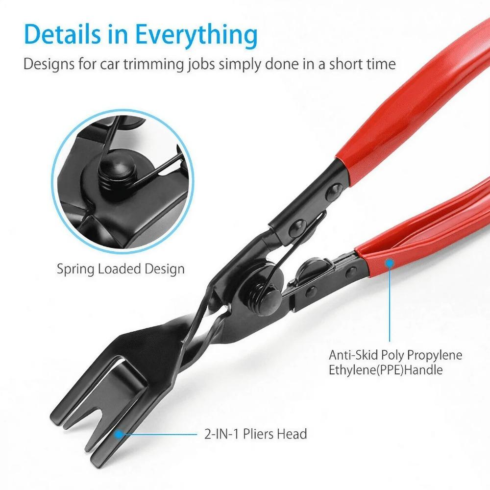 Upgrade Car Interior Trim Removal Tool Kit - Multi-Purpose Dashboard, Console & Door Panel Pry Tools with Non-Slip Grip & Scratch-Proof Design for Auto Repair & Modification