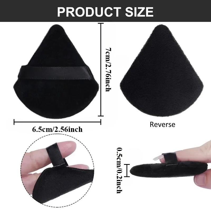 10-Pack Triangle Makeup Sponge, Soft Reusable Foundation Powder Brush, Dual-Use Wet & Dry Beauty Tool, Cosmetic Applicator