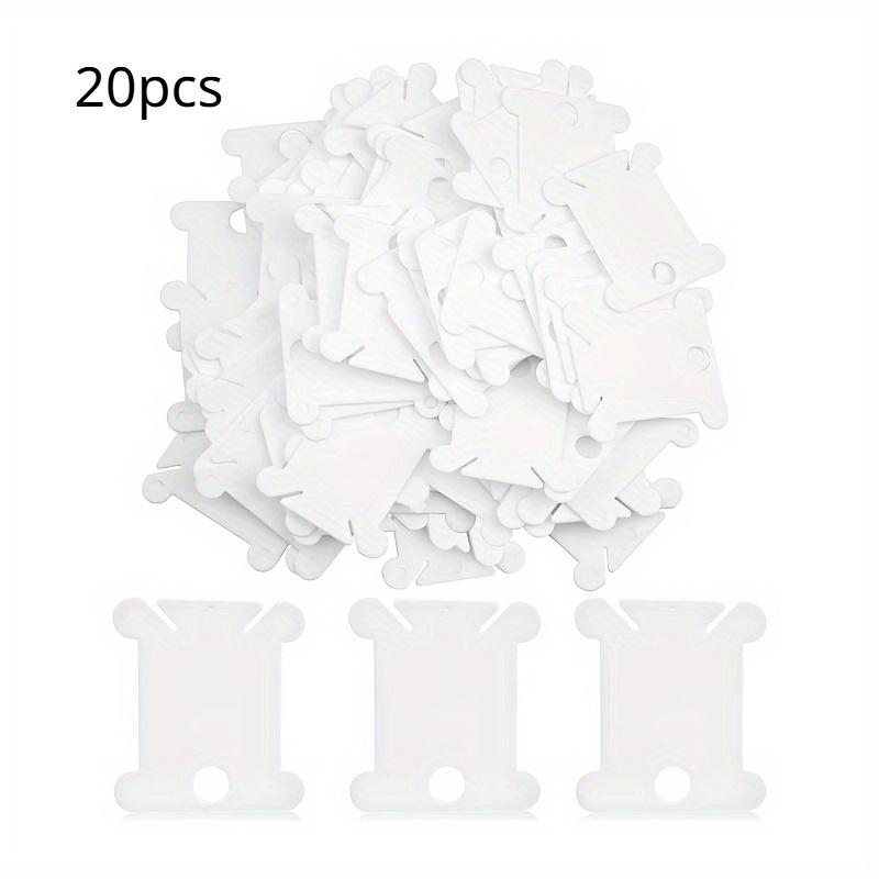 20pcs Cross  Spool, Colored Spool, Plastic Spool for Cross-stitch Sewing Storage, Sewing Supplies Crafts