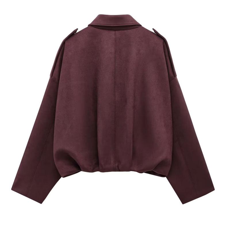 Women's New Aviator Jacket, Casual Zip Up Winter Jacket, Oversized Pilot Jacket Cropped Fit, 2025 Streetwear Short Jacket for Women, Womenswear