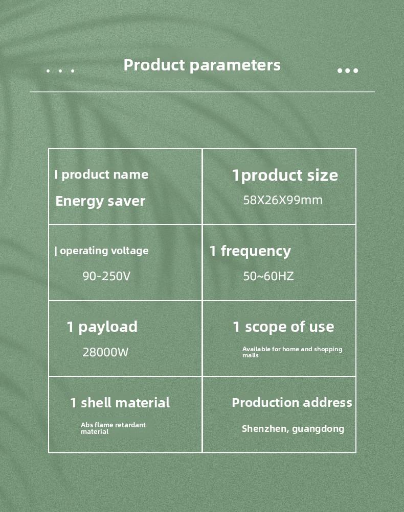 Plug-In Power Box with US Plug Compatible with 90–250V Input Range