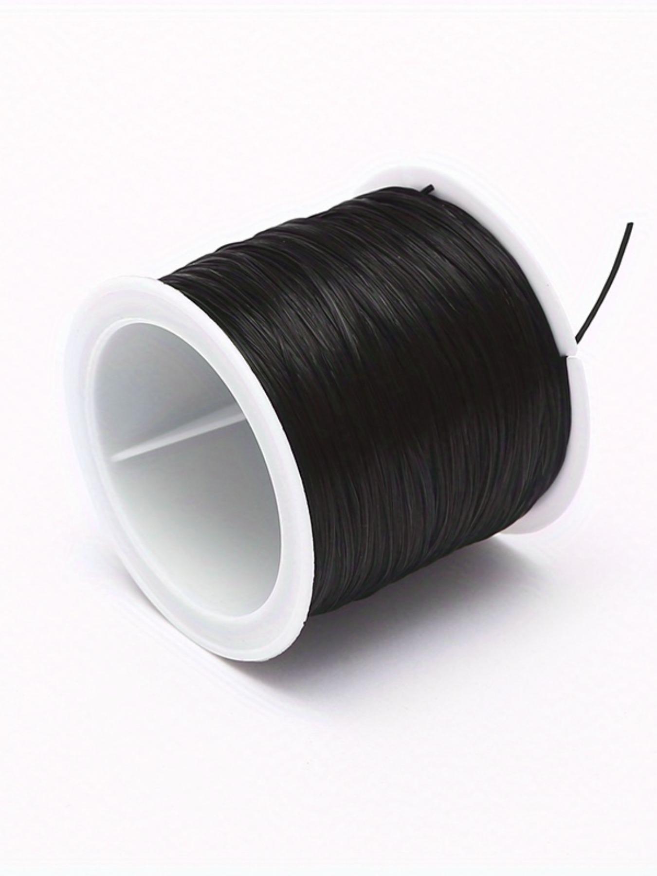 50m/1968in Strong Stretch Elastic Cord, 0.8mm - Ideal for DIY Jewelry, Bracelets, Necklaces & Beading Crafts, with Knot-Hiding Durability - Perfect for Party Balloon Decorations, Connectors for Jewelry Making, Diy Jewelry Accessories