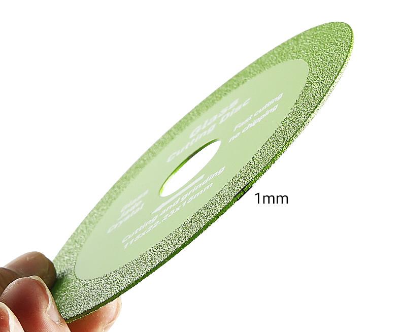 LOZLIN 3PCS/6PCS 4.5" Diamond Cutting Wheel for Glass, Tile, Marble,Ceramics - Ultra-Thin Angle Grinder Saw Blades,  - Dry Multi-Purpose Grinding Disc