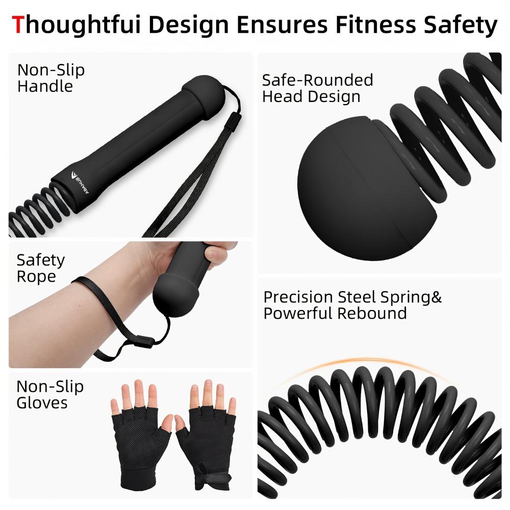 Weighted Cordless Jump Rope Set | Silent Home Gym Workout Kit