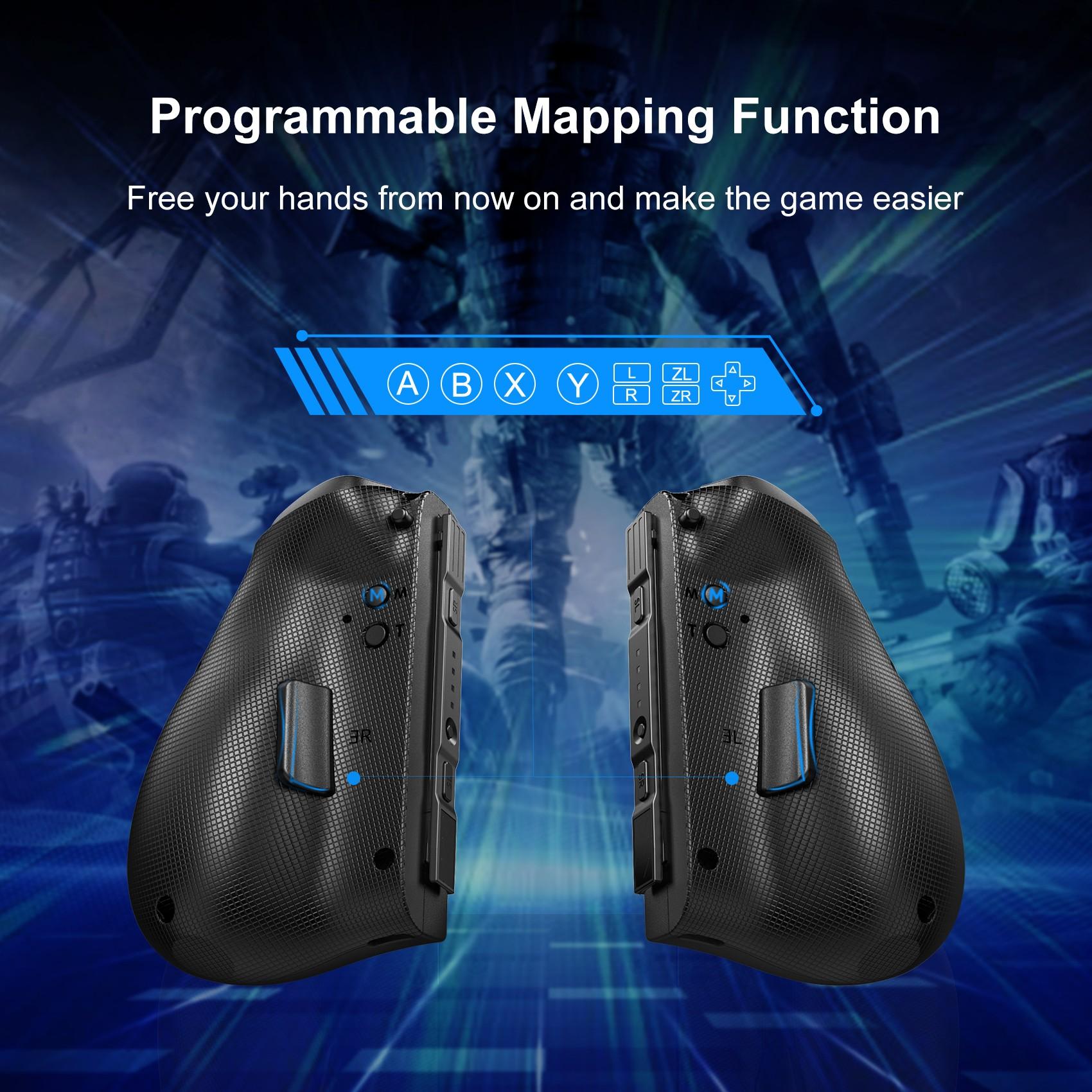 Gamepad Control For Nintendo Switch & OLED & Lite Wireless Bluetooth Controller Game Pad Command Mando Accessories Gaming Hall effect joystick RGB light macro six axis motion Kit