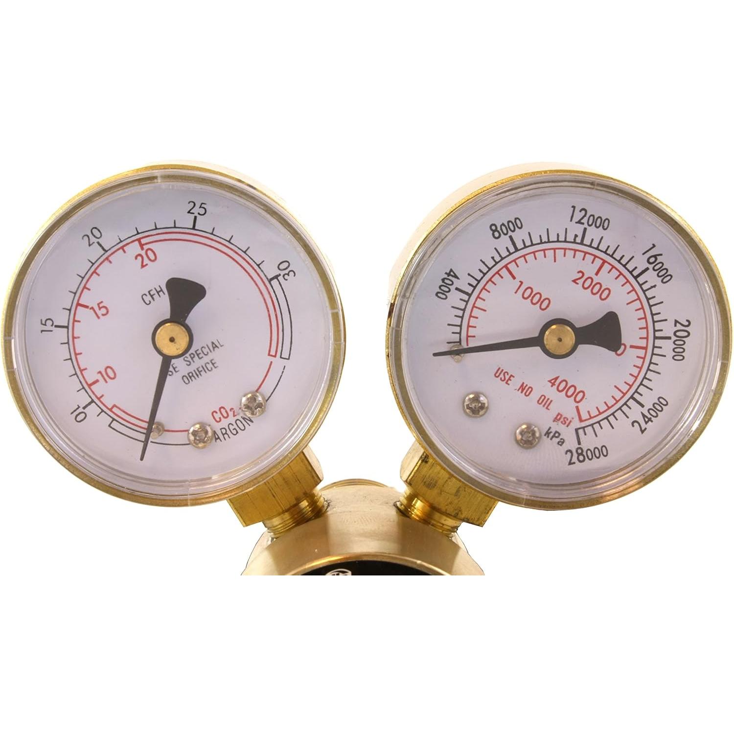 - Industrial Argon Regulator/Flowmeter Gauges for MIG and TIG Welders