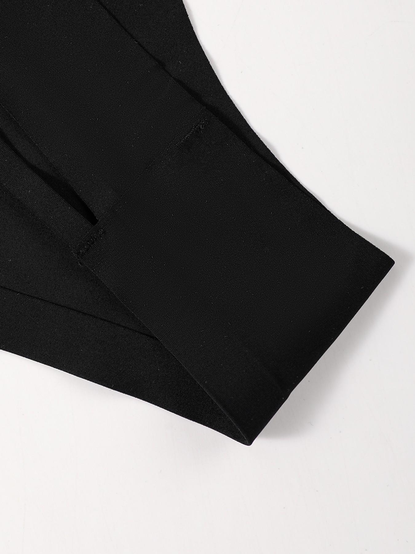 Low-Waist Sexy Women's Briefs Set of 5, Unique Print with Metal Accessories, Street Style Hot Girl Underwear, All Seasons Fitted