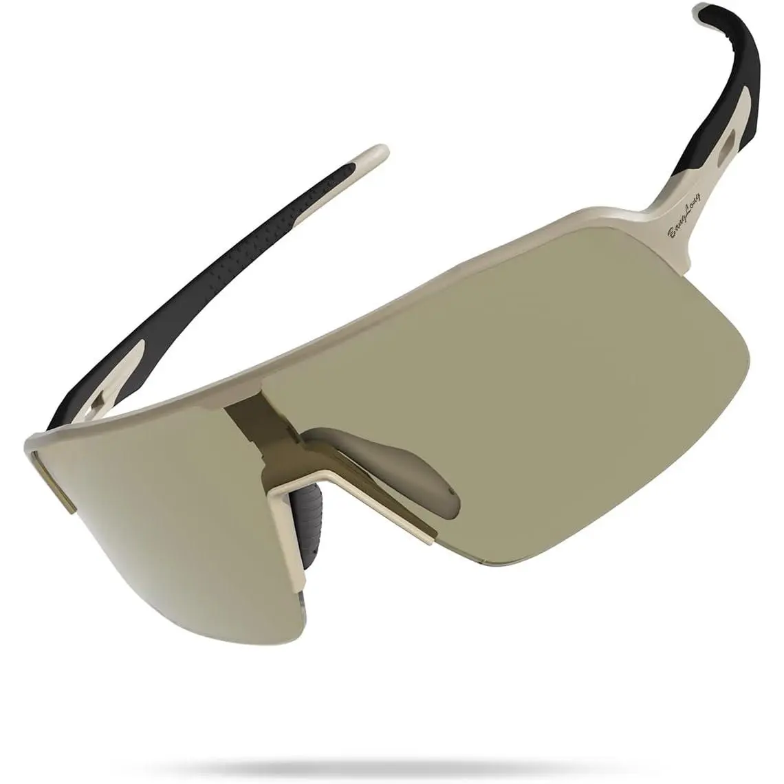 XL 150MM Polarized  Sunglasses for Men Women UV400 Protection | TR90 Flexible Frame, TAC Scratch-Resistant Lens, 0.85oz Ultralight for Running Hiking Cycling Driving Baseball