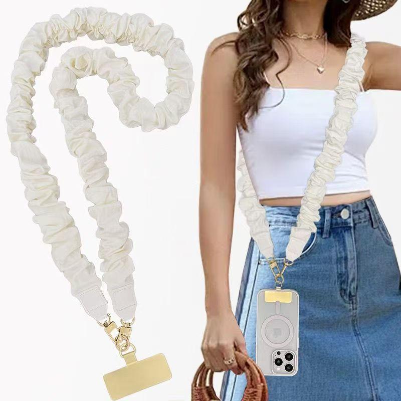 Foldable Cloud Phone Lanyard, Crossbody Anti-Loss Neck Strap, Suitable for All Models, Summer Commute Women's Accessory