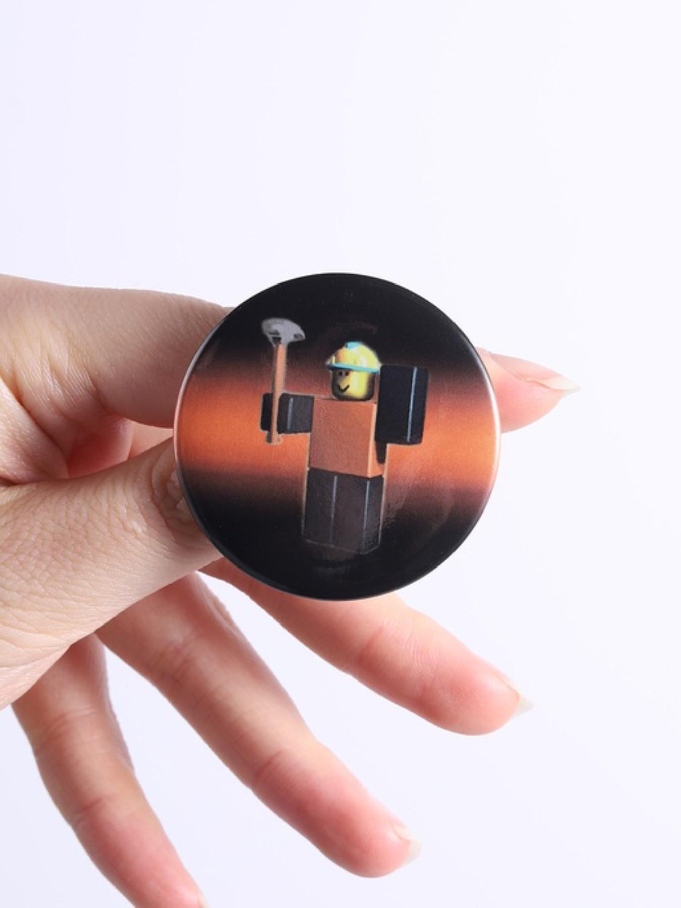 4PCS Cartoon Game Meme & Jesus Design Tinplate Soft Button Pins , Creative Game Metal Pins Backpack Clothes Lapel Jacket Badge ,Unisex Daily Accessory,Fashion Jewelry Gift for for Fans Collectors