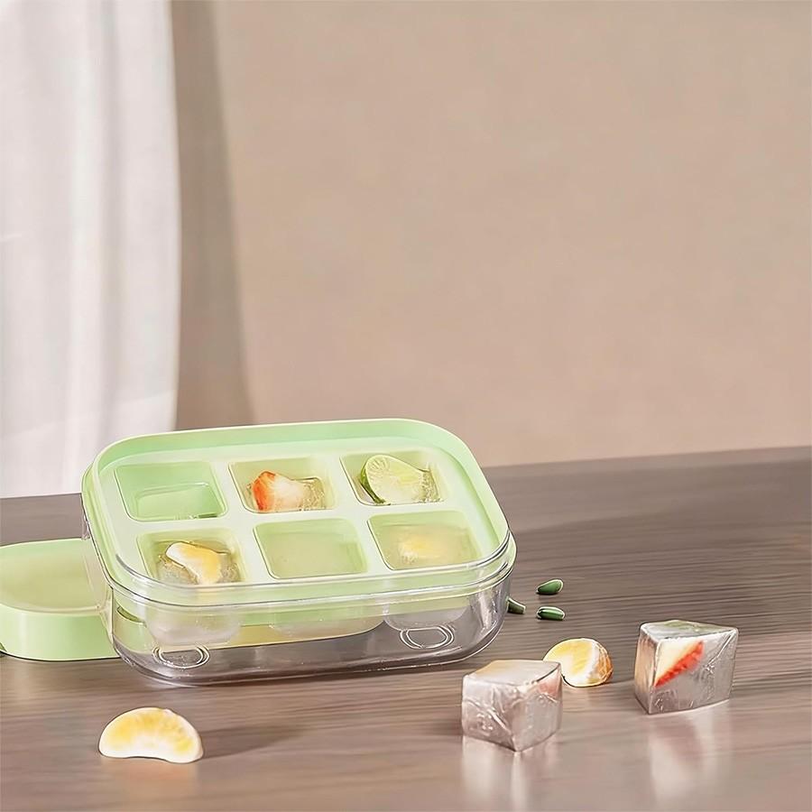 Fast Freeze Ice Cube Tray, BPA-Free Silicone Mold, Rapid Ice Making, Ideal for Party Drinks & Commercial Kitchens