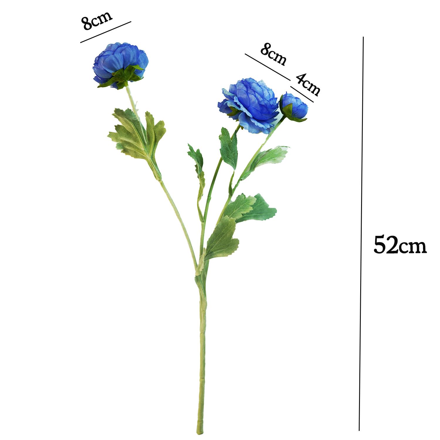 Molilito Peony Bouquet — 20 Stems (≈60 Heads), 50 cm, Bendable Stems for Wedding & Home Décor (Vase Not Included)