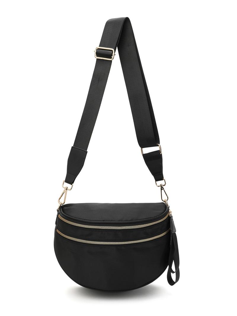 Valentine's Day Plaid Waist Pack, Checkered Fanny Pack, Multi-Layer Wide Shoulder Strap, Casual Fashion Commuter Crossbody Bag