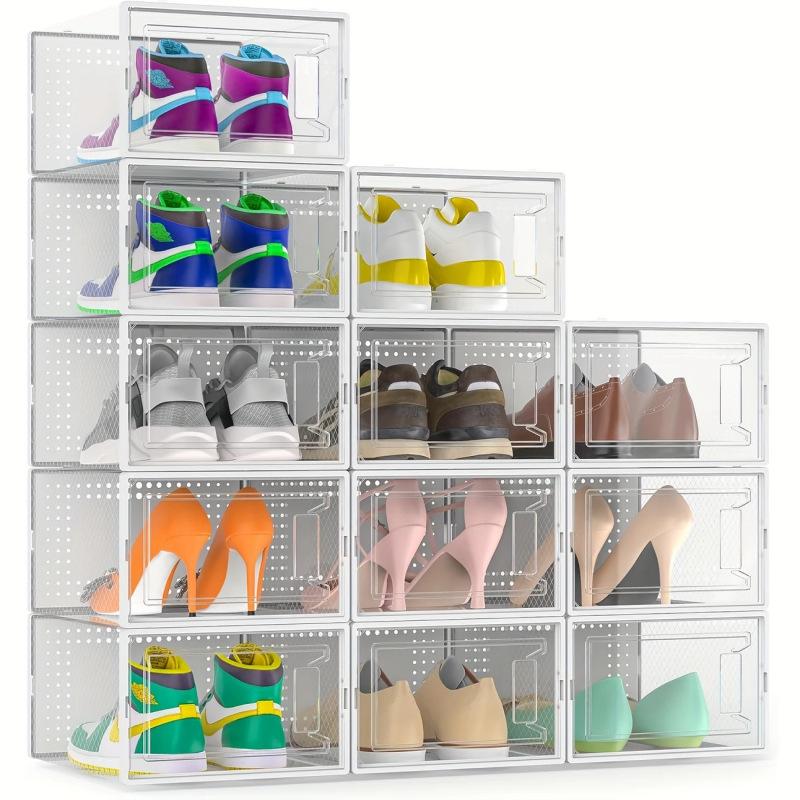Space saving ceiling! Transparent shoe box directly liberates shoe cabinet