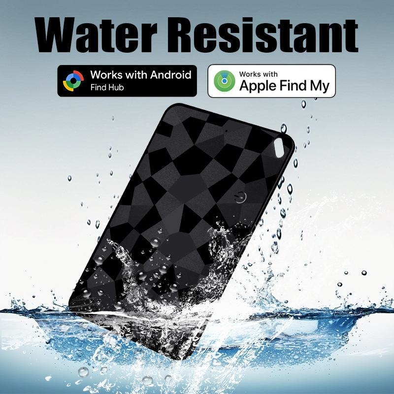 Wallet Tracker Card Air Tag, Bluetooth-compatible Smart Wallet Finder, Ultra-Thin 0.08 Inch, IP68 Waterproof, Supports Android & iOS, Luggage Tags, Passport, Wallet Locator