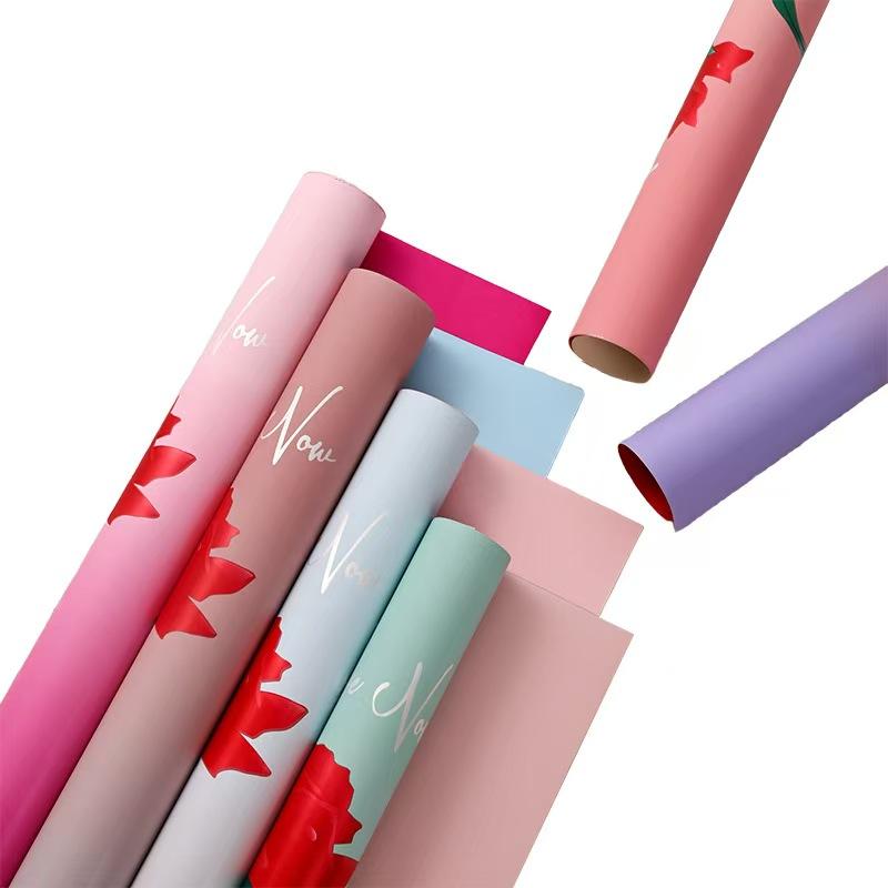 Elegant Floral Packaging Paper, Simple Design Flower Wrapping Sheet, Ideal for Bouquets & Gift Wraps, Enhance Your Florist Shop Aesthetics