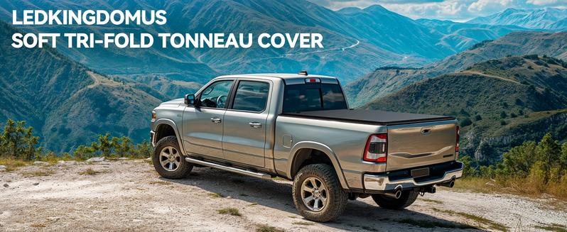 OEDRO Soft Tri-Fold / Soft Quad-fold  Truck Bed Tonneau Cover Fits for 09-24 Ram 1500 Classic/09-25 New body 5.7ft Bed (67") Without Rambox