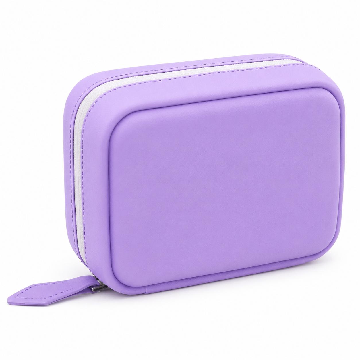 Waterproof Pill Organizer and Pouch Set, Travel Medicine Organizer with 14 Color-Coded Pouches, Leakproof Reusable Zippered Storage Case, Compact Daily Pill Holder, Portable Vitamin Organizer