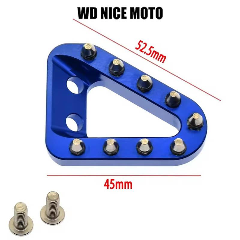 WD NICE MOTO Rear Brake Pedal Lever Step Plate Tip, Compatible with Ktm Sx Sxf Xc Xcf Xcw Exc Excf, Gasgas, Husqvarna Fc Tc Fe Te Fx Tx