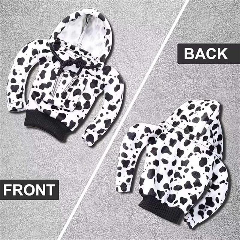 Universal Car Gear Shift Cover, Gearshifter, Shift Knob, Cow Pattern Interior Decoration, Small Sweatshirt Style, Automotive Accessories, 1pc