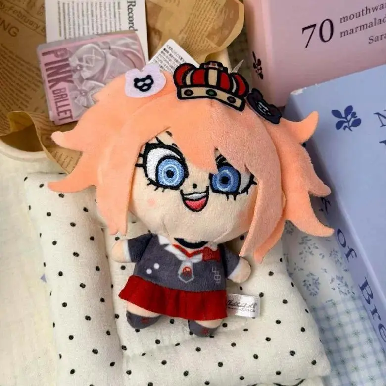 Anime NEW Danganronpa Plush Doll Naegi Makoto Saihara Shuichi Hinata Hajime Oma Kokichi 12cm Plushies toy Keychain Pendant gift