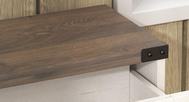 Vabches Shoe Cabinet with 4 Flip Drawers & 2 Drawers,Farmhouse Shoe Storage Cabinet for Entryway,Slim Freestanding Organizer Rack for Front Door Entrance