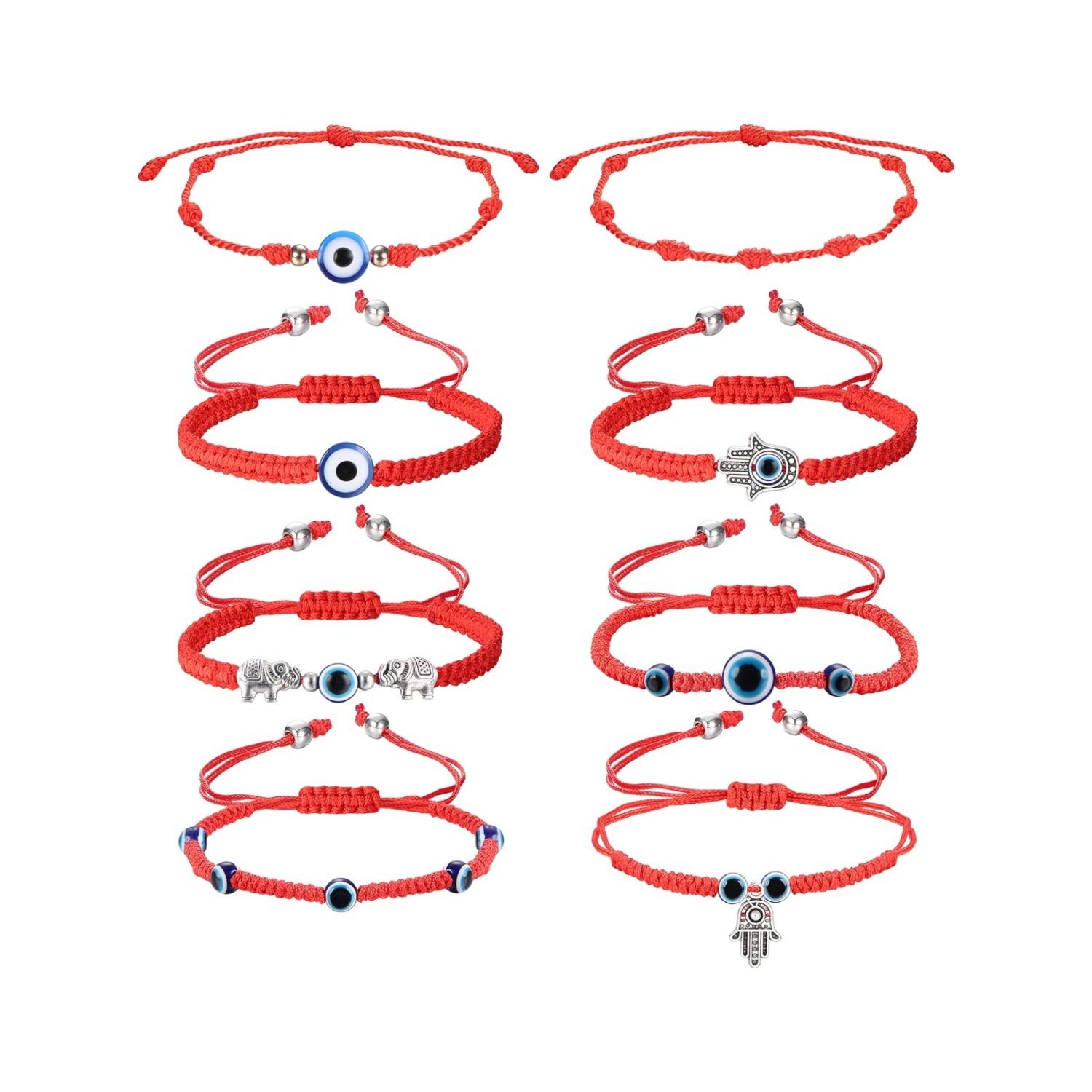 8 Pcs Crystal Bracelet Set Chakra Bracelet for Women Men Healing Crystal Bracelet Spiritual Lava Stone Bead Bracelets Natural Gemstone Stretch Chips Reiki Bracelets Pack