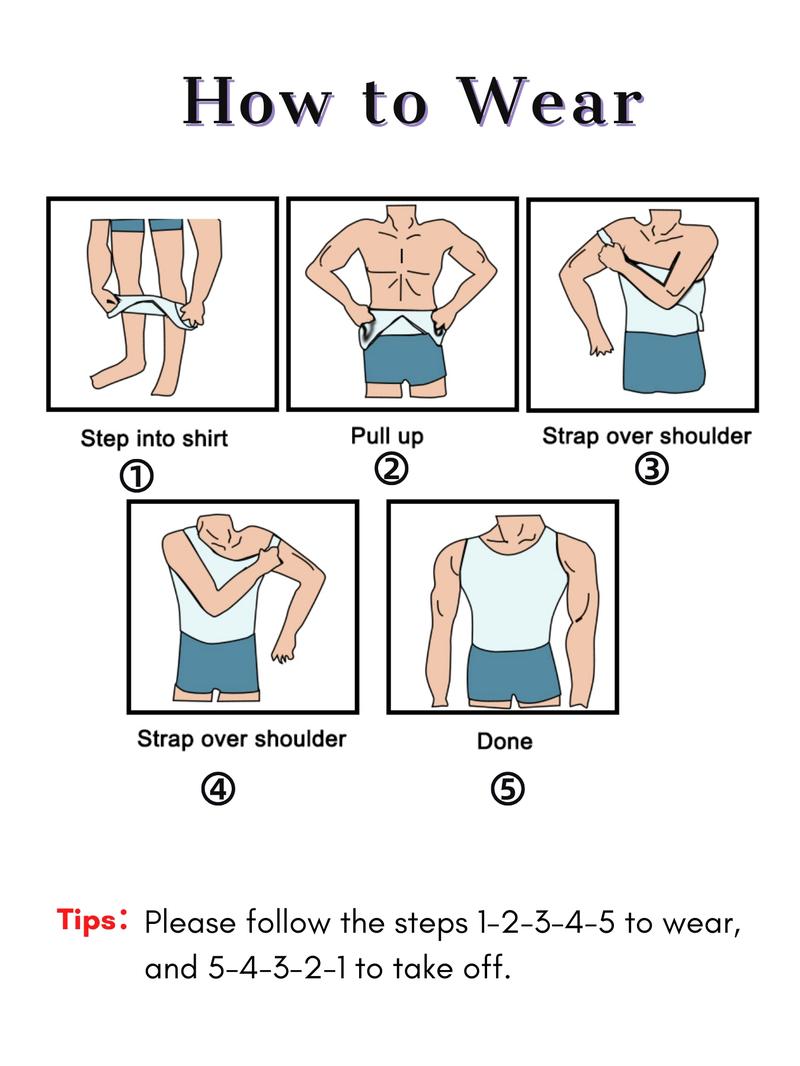 Men's Waist-Compression Tank Top, High Stretch Seamless Shapewear Top, Tummy Control Shaper for Men, Casual Comfy Men's Workout Shapewear for All Seasons, Waist Trainer Vest